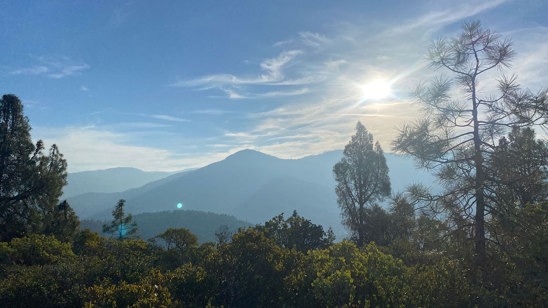 view of the top of hope mountain