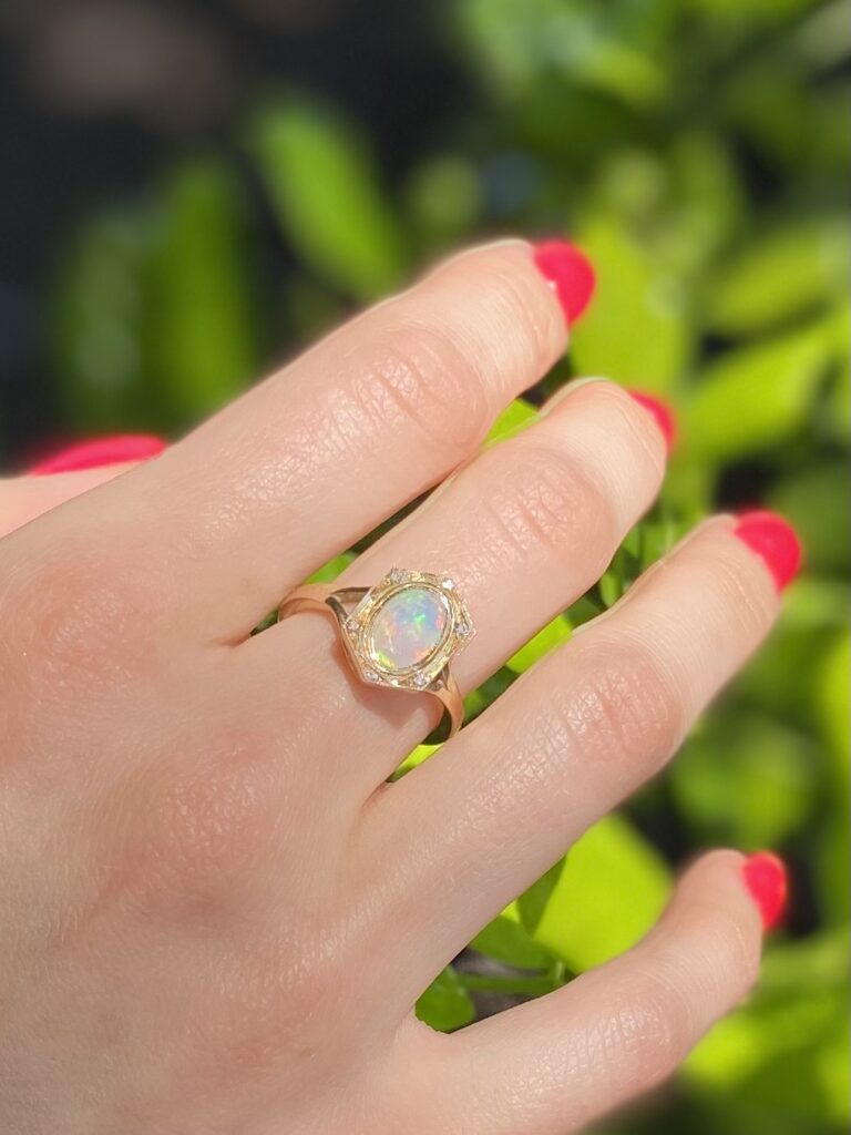 Mayas Opal Ring