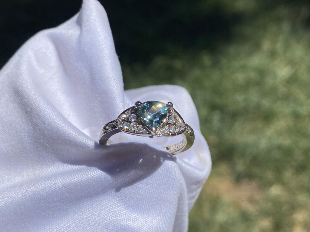 Custom Sapphire Engagement Ring